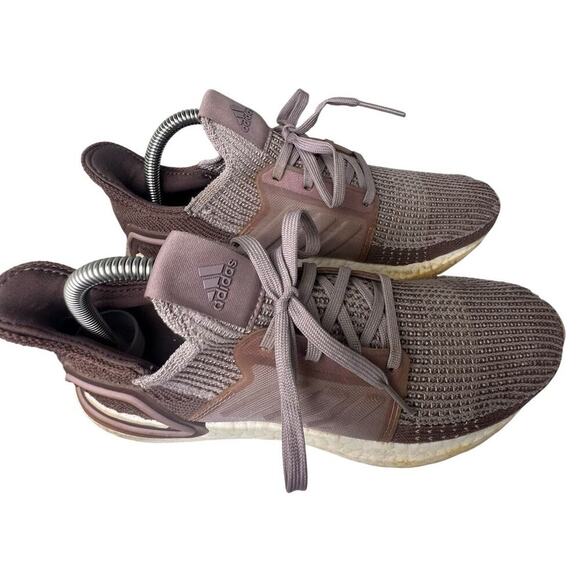 Adidas Ultraboost 19 Purple Running Shoes (G27490) Women's Sz 8 Activewear EUC - Picture 12 of 16